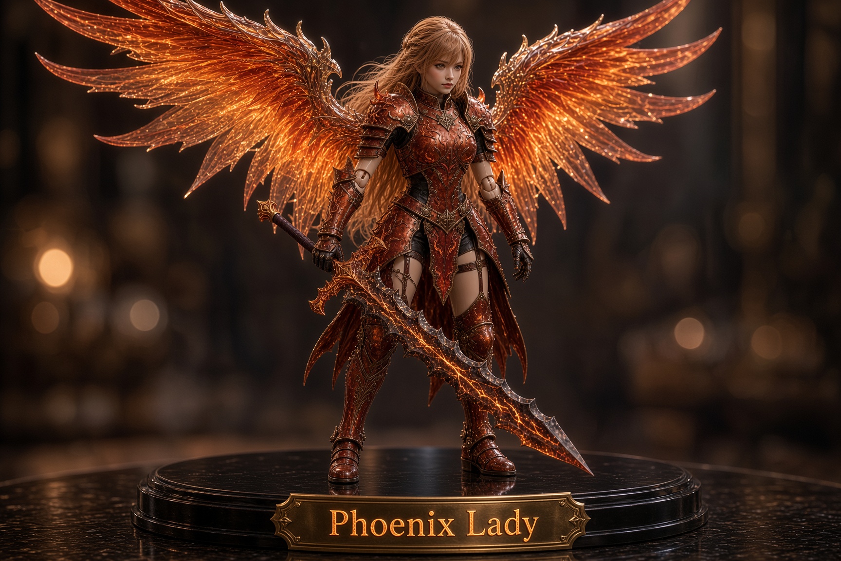Phoenix-Lady Figure