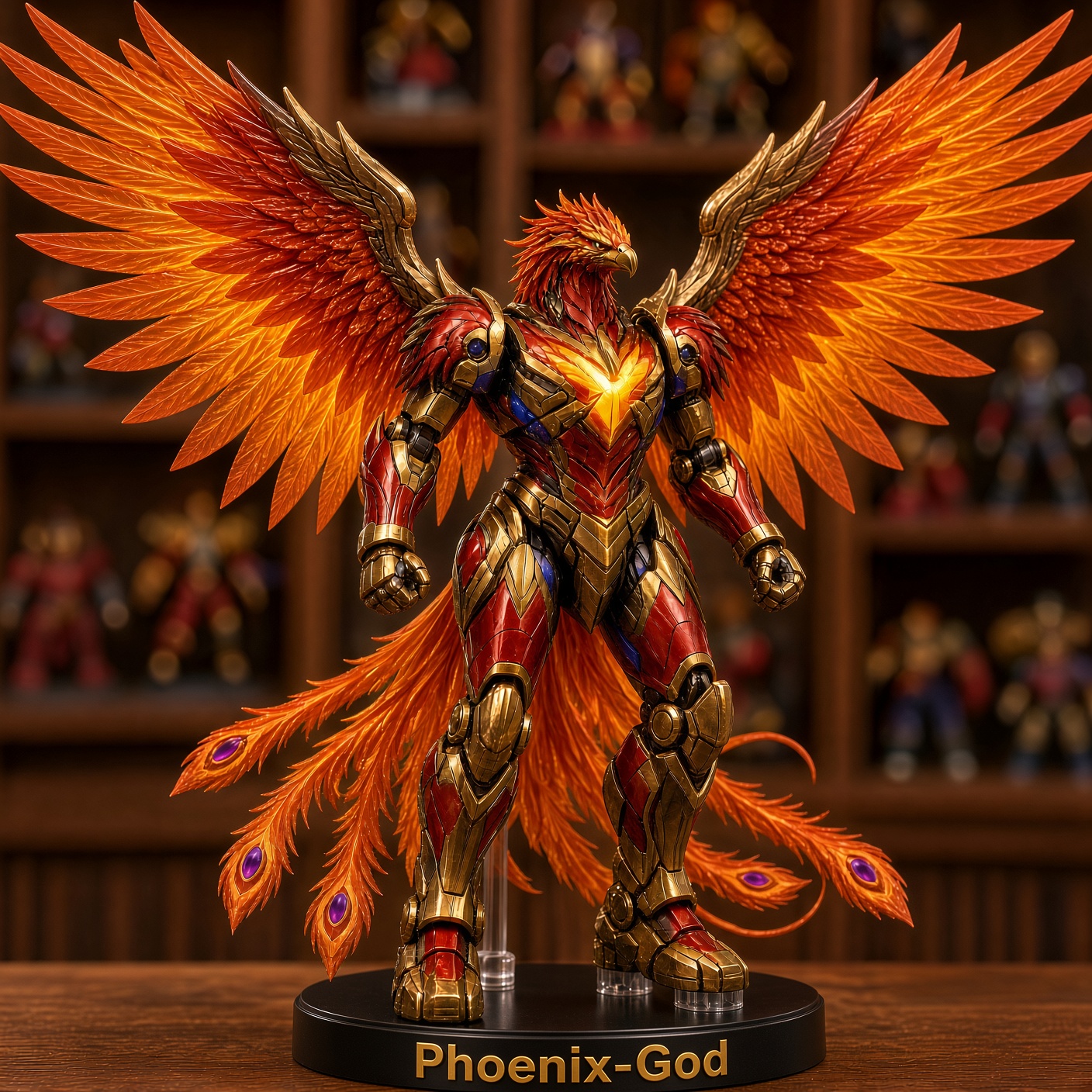 Phoenix-God Figure