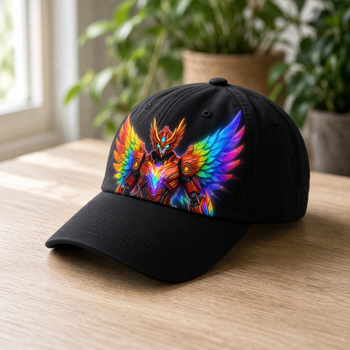 Rainbow Phoenix Cap