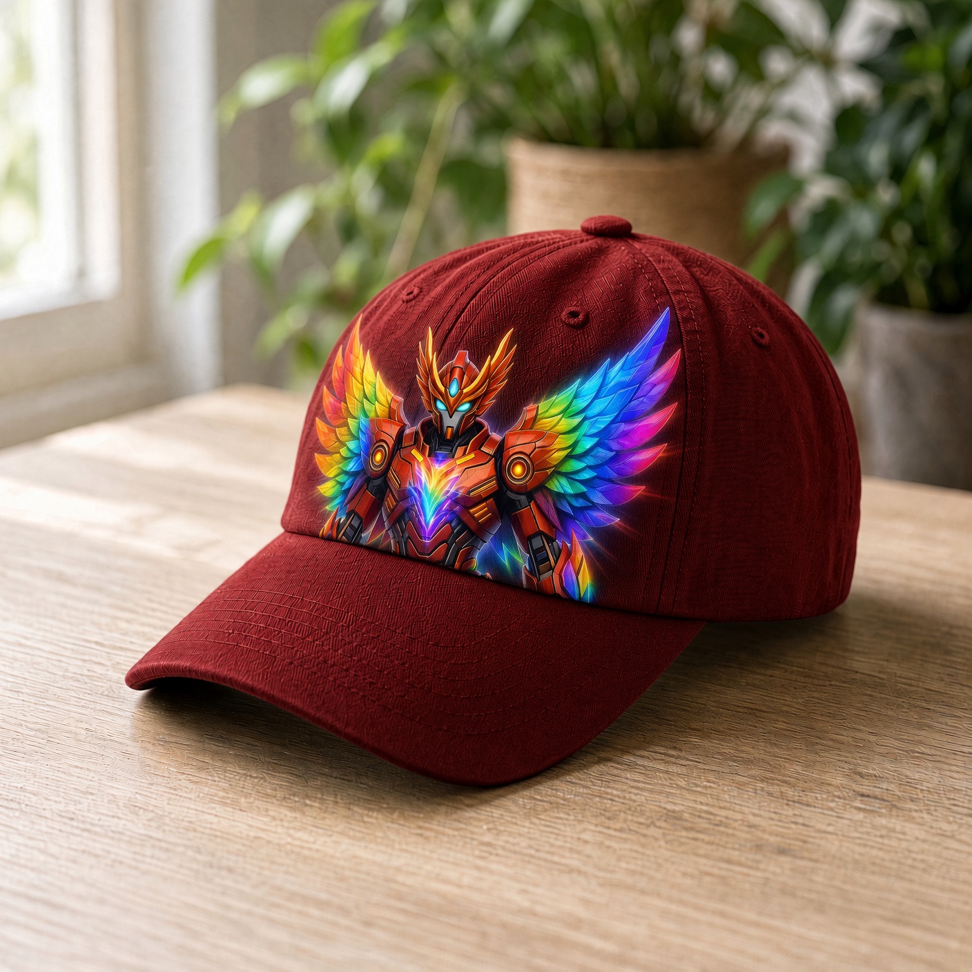 Rainbow Phoenix Cap