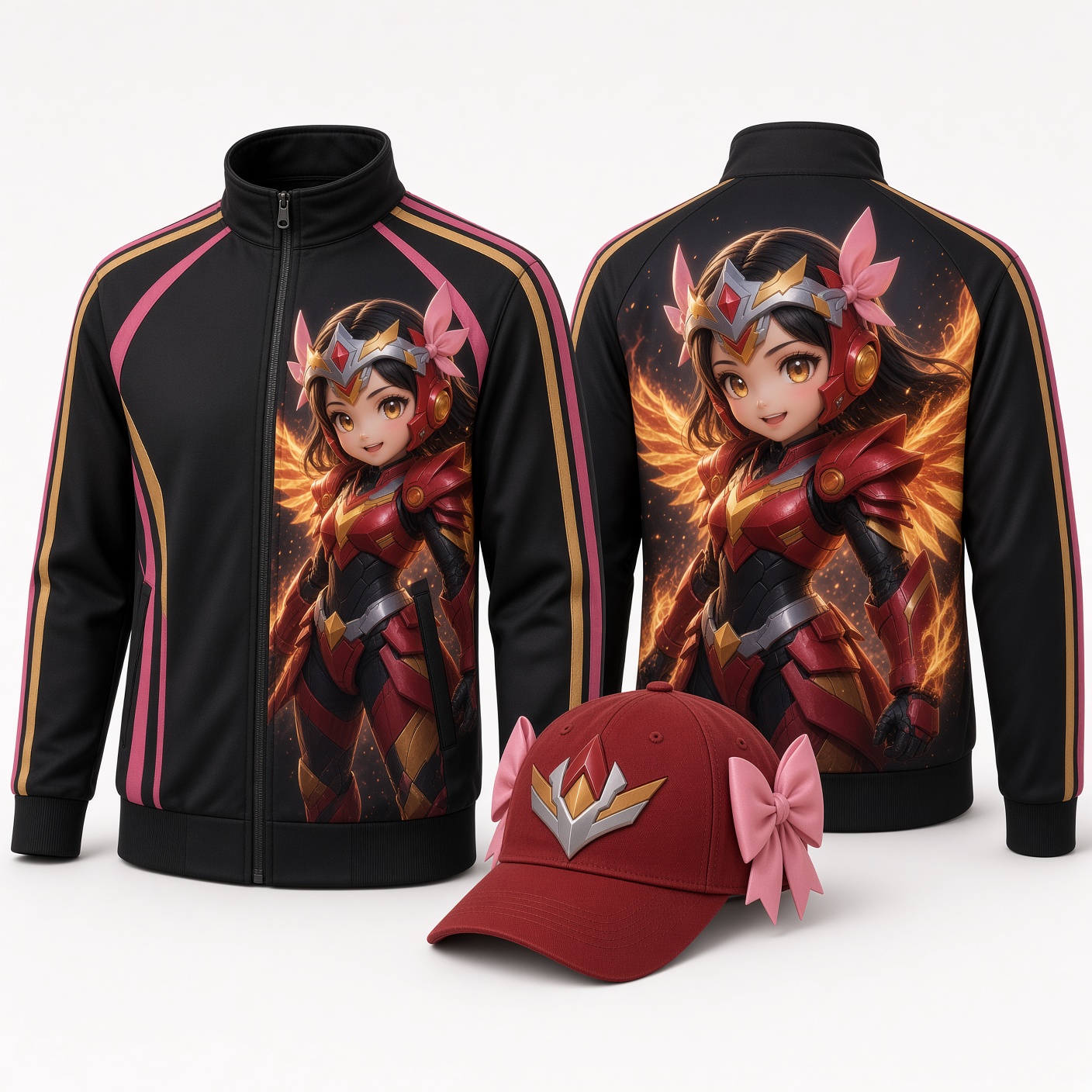 Phoenix-Girl Sport Jacket Set