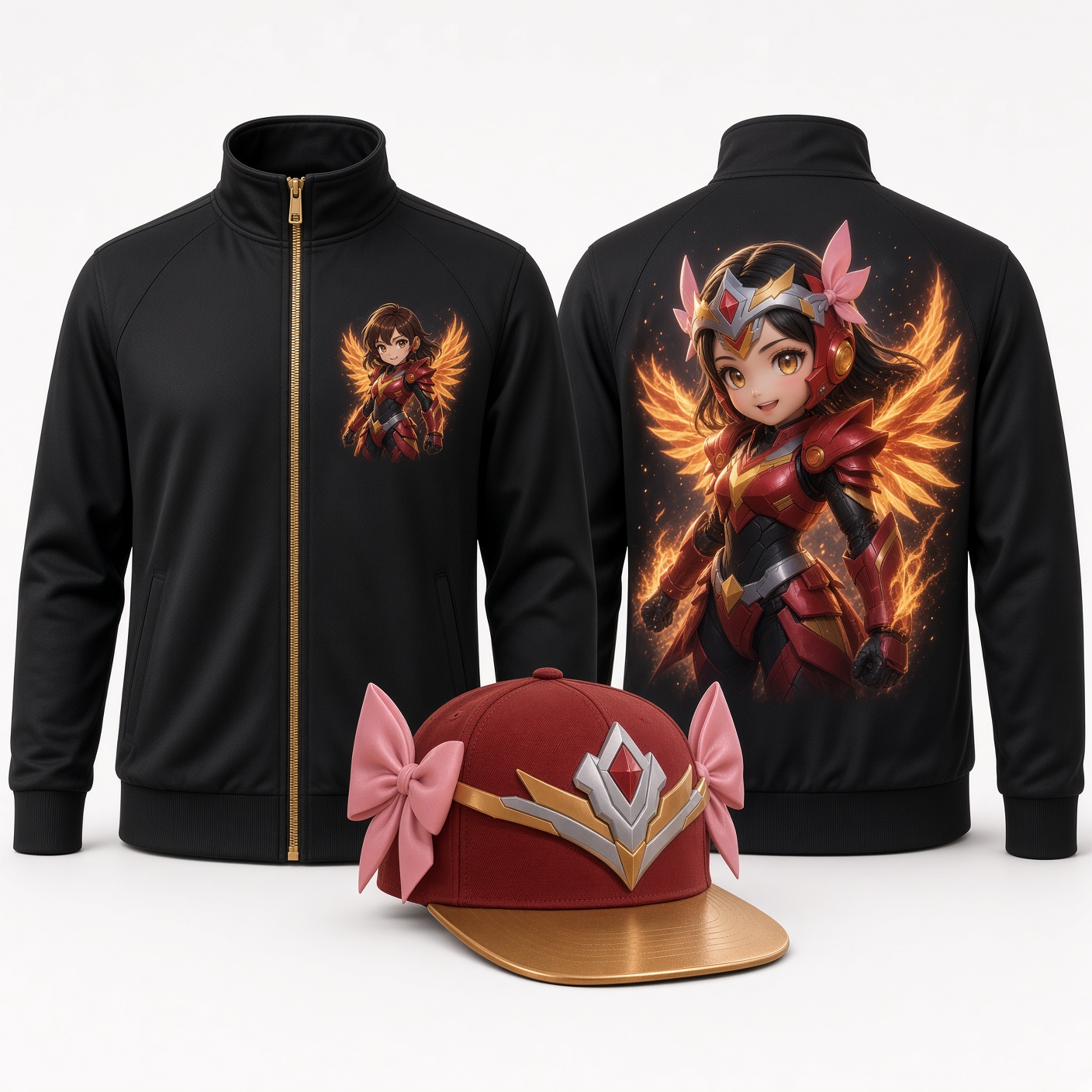 Phoenix-Girl Sport Jacket Set
