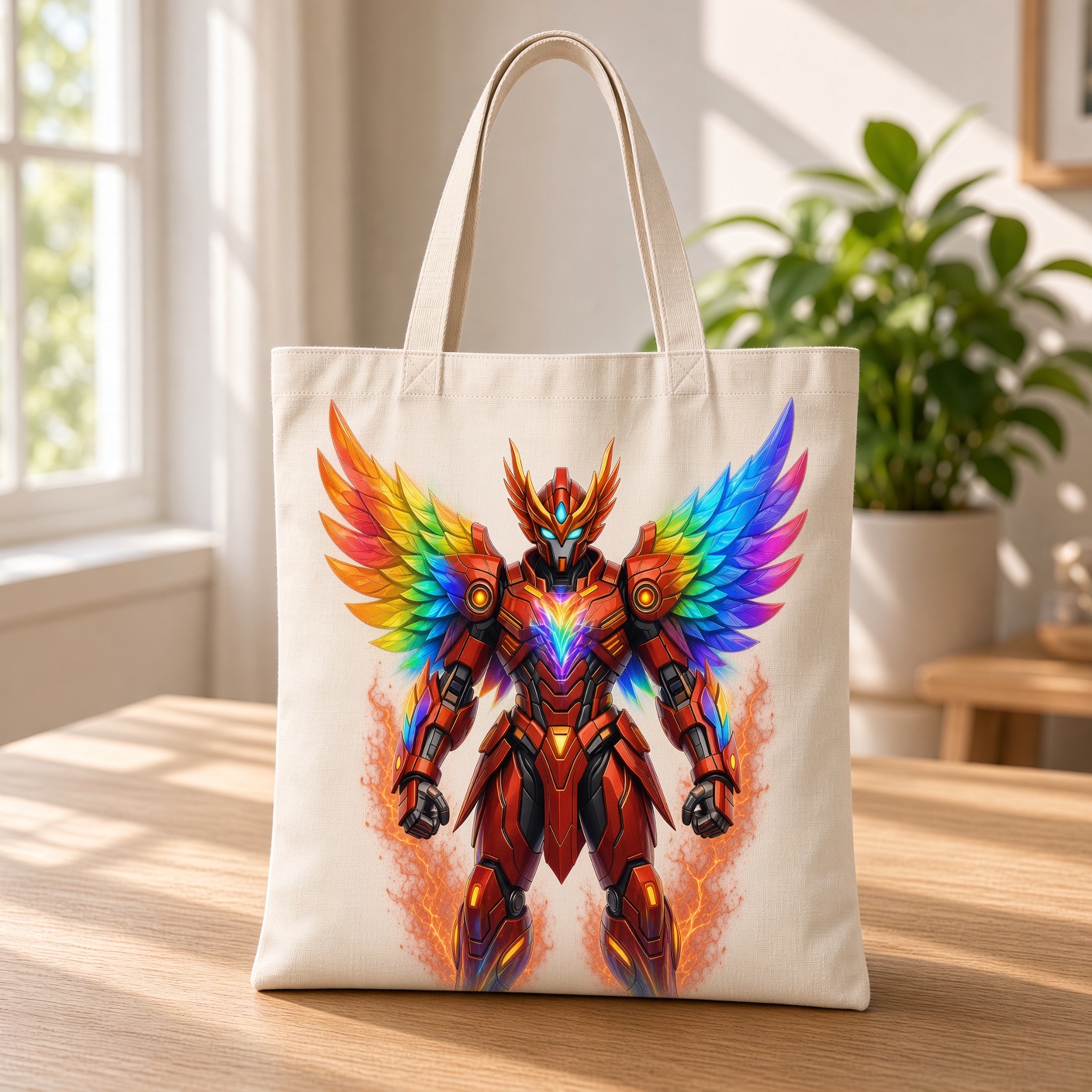Rainbow Phoenix Tote